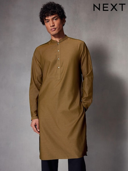 Verde - Signature 100% Cotton Kurta (606065) | 186 LEI