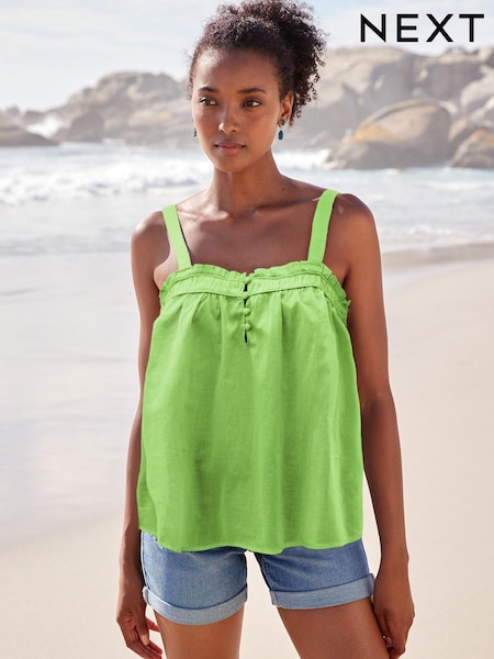 Lime Green Sleeveless Cami Top (606120) | €6