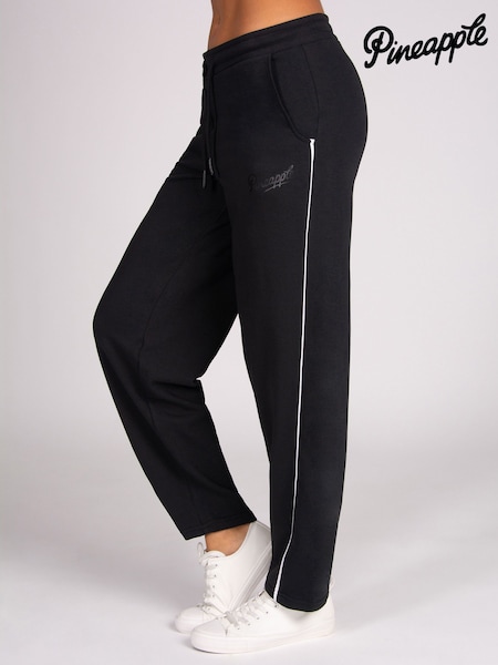 Black - Pineapple Wide Barrel Balloon Joggers