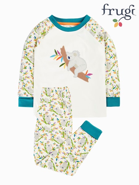 Blanco - Pijama de Halloween Jamie Jim Jams de Frugi