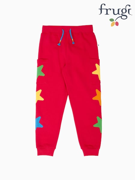 Red - Frugi Journey Joggers