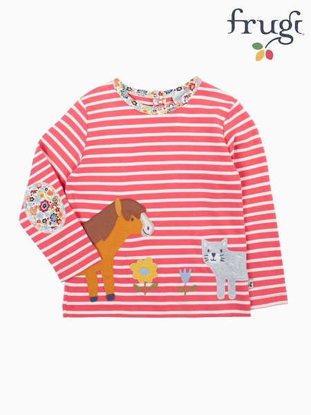 Rozā - Frugi Archer Applique Top