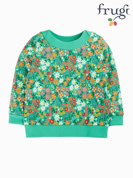 Verde - Suéter estampado Frugi Easy On