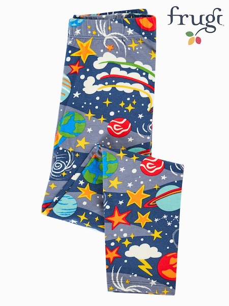כחול - Frugi טייץ עם הדפס, דגם Libby