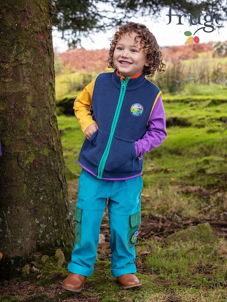 Blau - Frugi Bude Borg Gilet