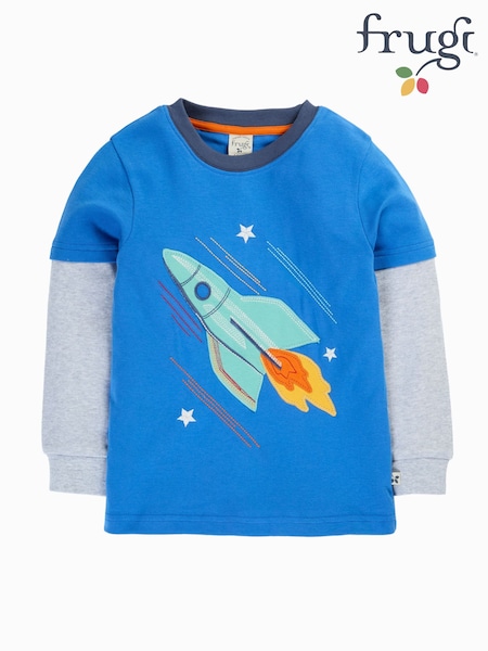 Sininen - Frugi Liam Layered Top
