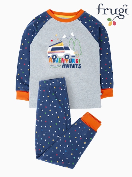 Azul - Pijama de Halloween Jamie Jim Jams de Frugi