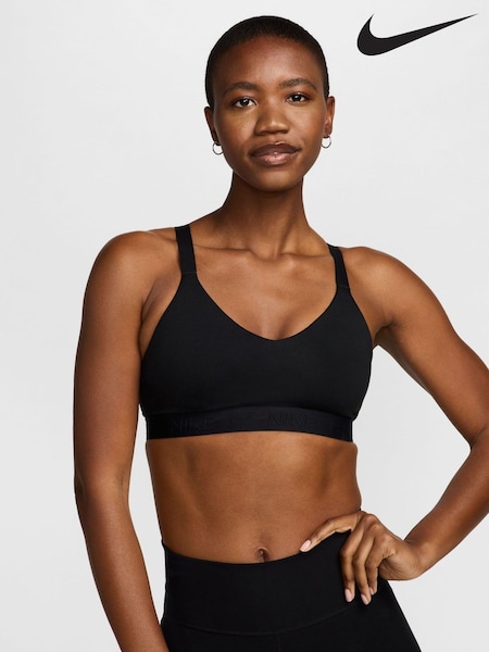 Черный - Nike Indy Medium Support Padded Sports Bra (607489) | €50