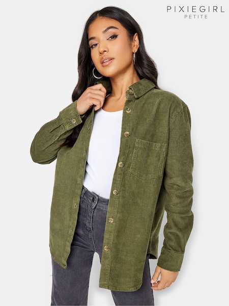 Roxa - PixieGirl Petite 100% Cotton Cord Shirt (607658) | R$ 325