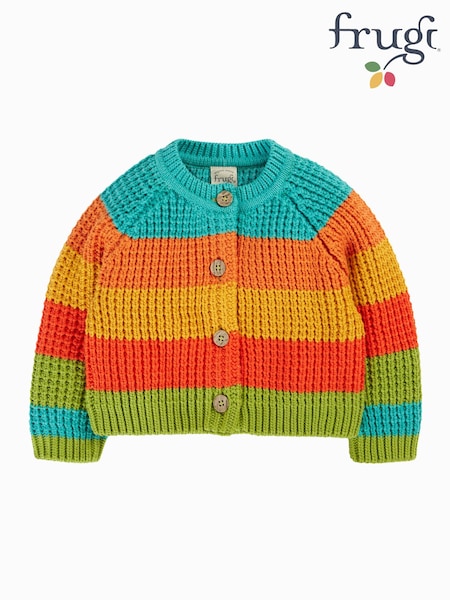 Blue - Frugi Cuddly Cardigan
