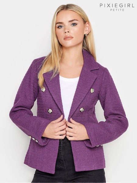 PixieGirl Petite Purple Boucle Blazer (607762) | €73
