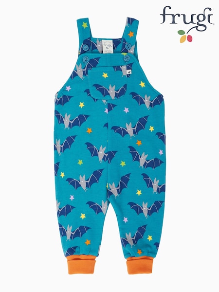 Blue - Frugi Halloween Cosy Parsnip Dungaree