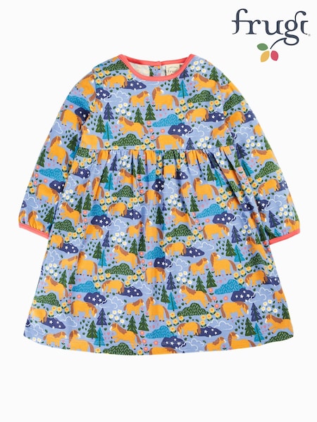Modrá - Šaty Frugi Dani