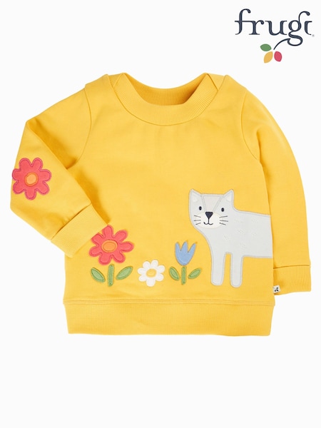 Yellow - Frugi Halloween Easy On Jumper