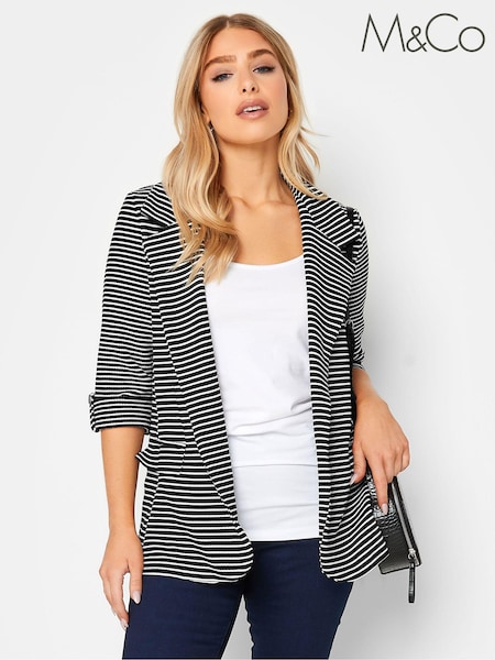 Negru - M&Co Jachetă blazer texturată (608012) | 121 LEI
