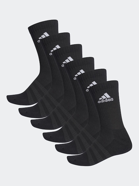 adidas Black Cushioned Crew Socks 6 Pairs (608032) | € 6