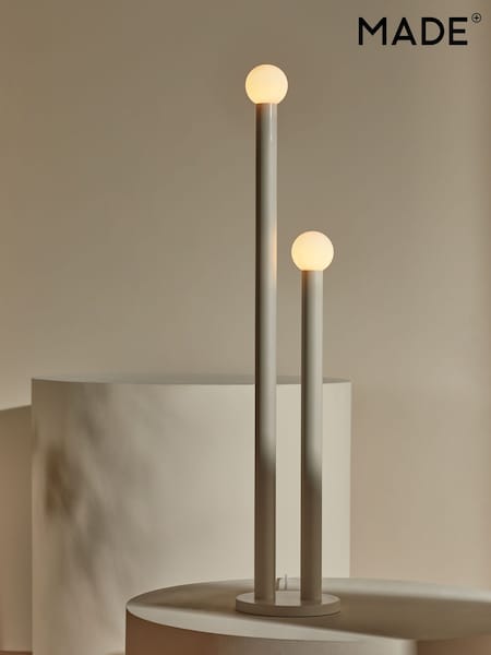 MADE.COM Cream Graysen Floor Lamp (608319) | €298