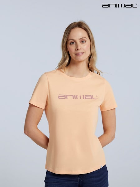 Oranssi - Animal Womens Marina Logo 100% Cotton T-shirt (608545) | €22