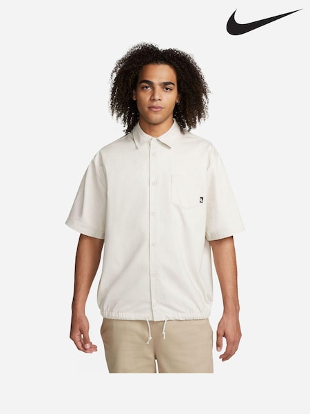 Nike White Club Button Down Shacket (608579) | €26