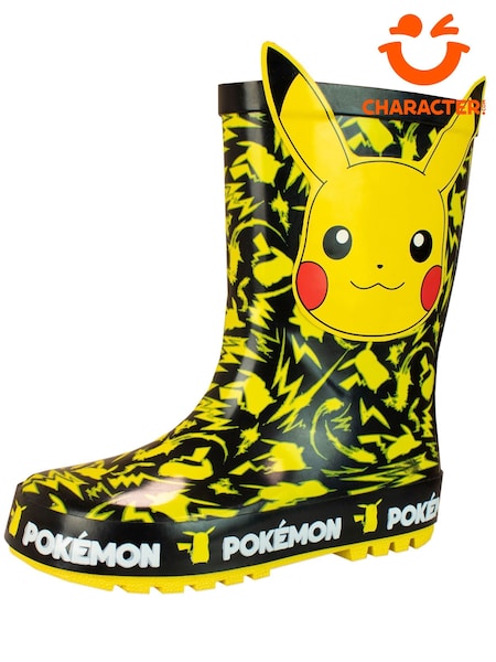 Character Yellow Pokemon Pikachu Printed Wellies (608640) | €25