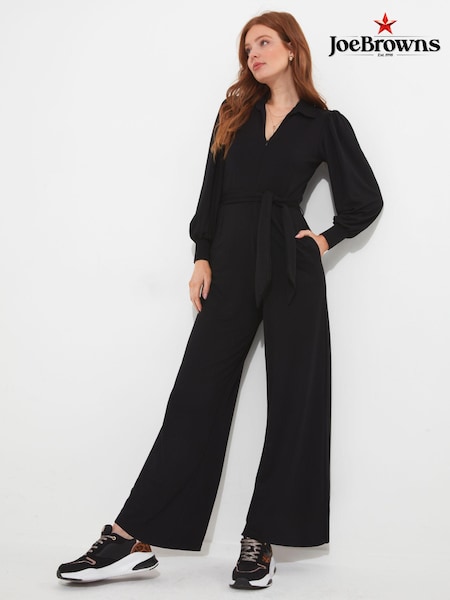 Joe Browns Black Charming Zipped Jumpsuit (608678) | €44.50