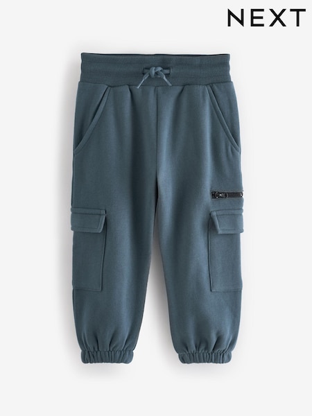 Teal Blue Utility Joggers (3mths-7yrs) (609080) | AED32 - AED39