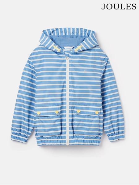 Joules Kids' Windbreaker Blue & White Striped Waterproof Raincoat (609587) | €35.50 - €39.50