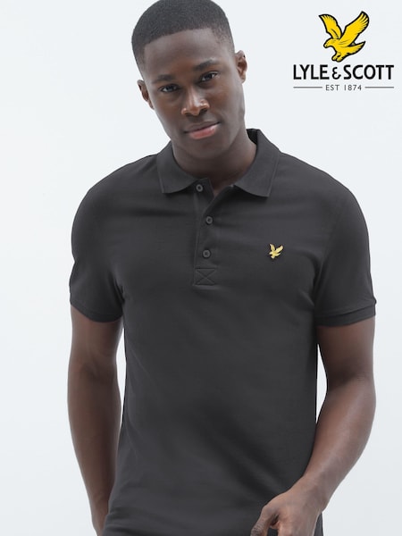 Lyle & Scott Charcoal Marl Classic Polo Shirt (609597) | 272 QAR