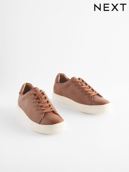 Tan Brown Minimal Trainers (609599) | € 48