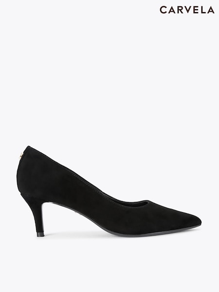 Black - Carvela Positano Low Court Shoes