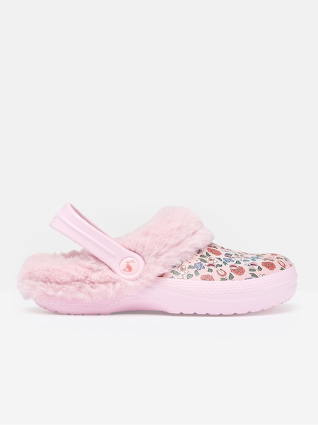 Joules Girls' Poole Pink Clog Slippers (609867) | $24