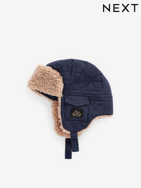 Темно-синий - Quilted Trapper Hat (1-16yrs) (610741) | €2 - €4