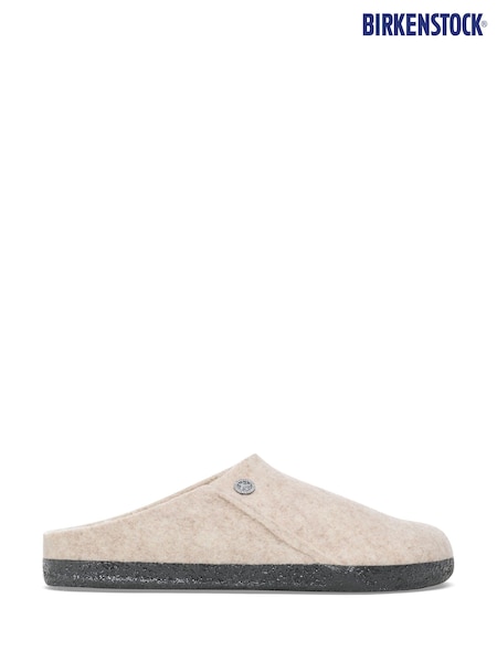 Birkenstock White Zermatt Shearling Slippers (611421) | €119