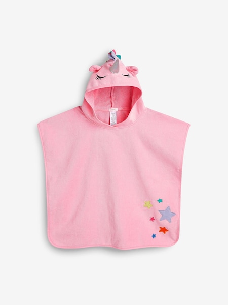Pink Unicorn Towelling Poncho (611478) | €17 - €21