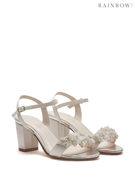Rainbow Club Regular Fit Mia Bridal Satin Wedding Sandals (612064) | ‏603‏₪