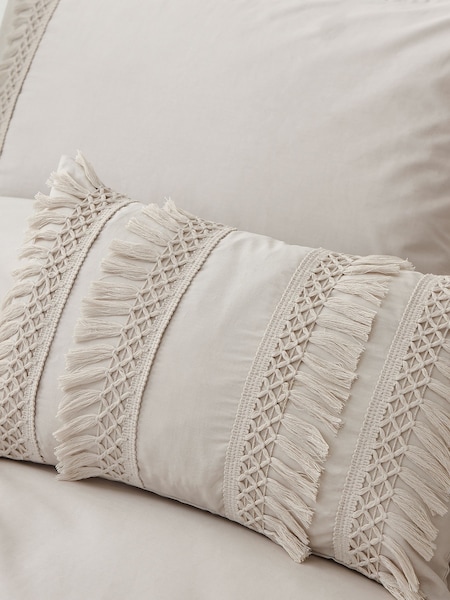 Pineapple Elephant Stone Izmir 100% Cotton Tassel Cushion (612068) | €9