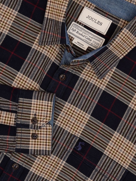 Joules Brushed Flannel Check Classic Fit Shirt (612154) | €78