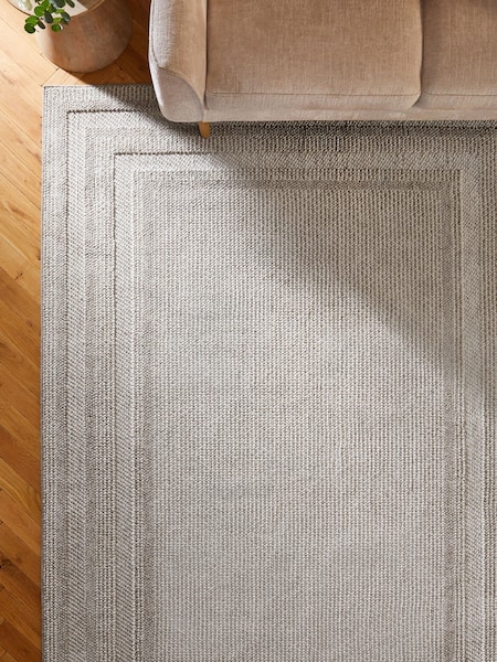 Natural Albie Bobble Border Rug (612840) | €59 - €311