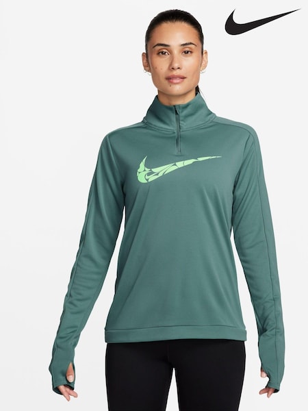 Nike Green Swoosh Dri-FIT Half Zip Mid Layer (613232) | € 18