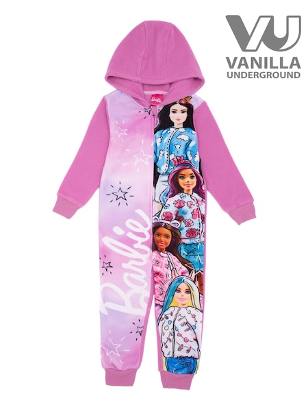 Vanilla Underground Pink Barbie Unisex Kids Fleece All-In-One (613455) | € 37