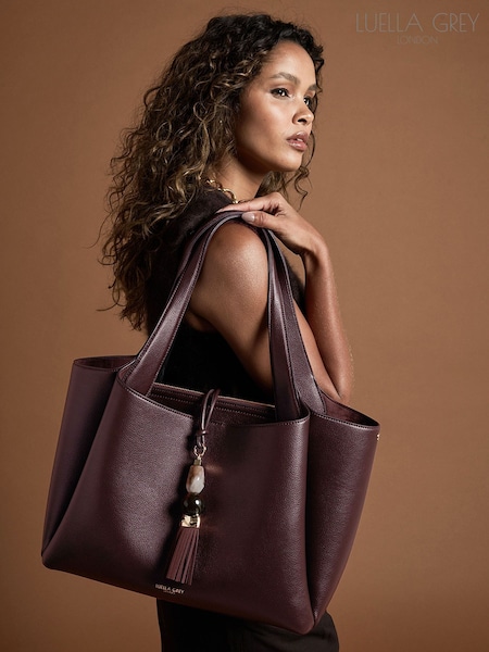 Purple - Luella Grey Stella Laptop Tote