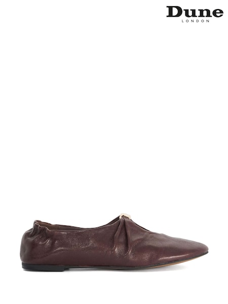 Rojo - Zapatillas de ballet Havella de Dune London