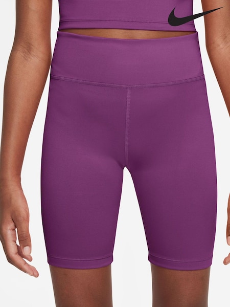 Violet - Pantaloni scurți ciclism Nike DriFIT (614712) | 95 LEI