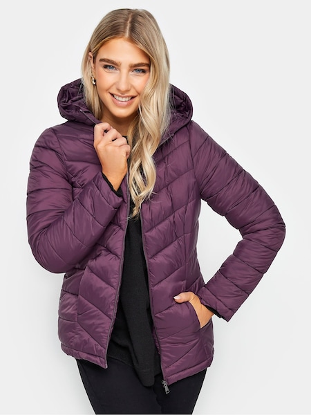 M&Co Purple Short Quilted Padded Jacket (615192) | €71