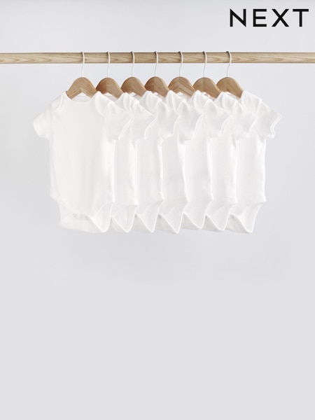 Blanco básico - Baby Short Sleeve Bodysuits (615805) | 15 € - 18 €