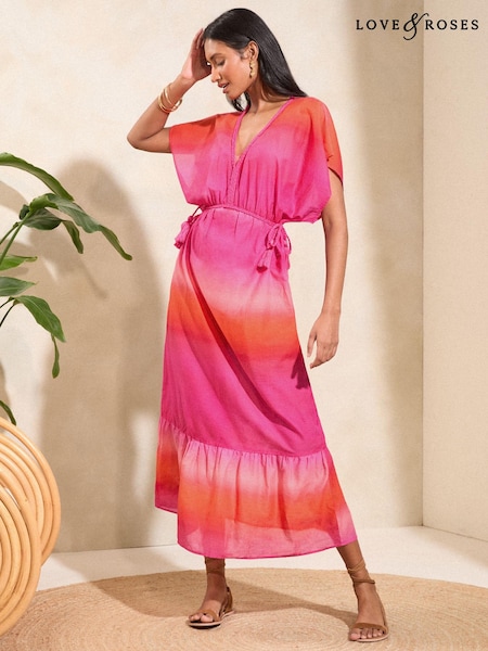 Love & Roses Printed Kaftan (616063) | 143 LEI