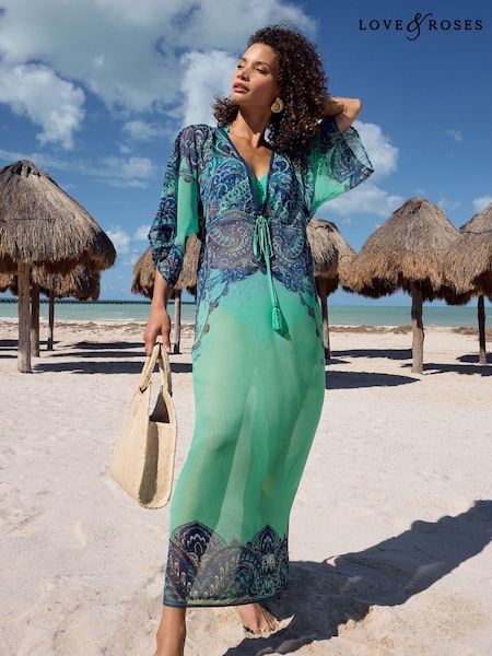 Love & Roses Printed Kaftan (616091) | 143 LEI
