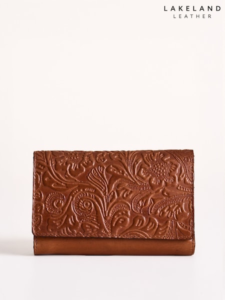 Brown - Lakeland Leather Temple Purse