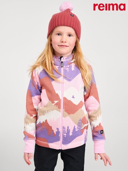 Pink - Reima Fleece Northern Hoodie