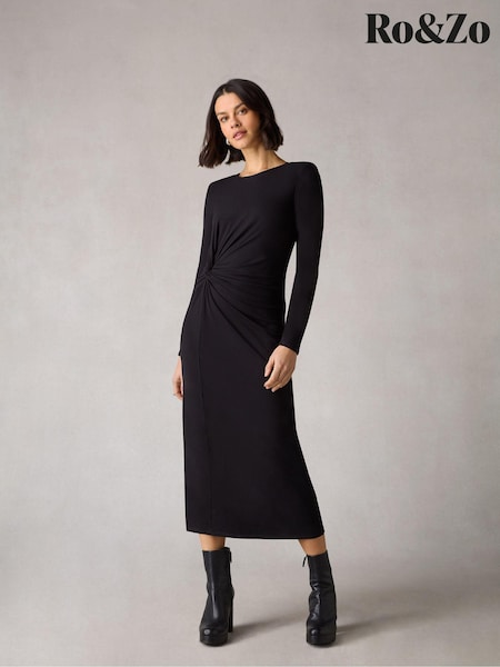 RO&Zo Petite Twist Detail Jersey Dress (617658) | €56